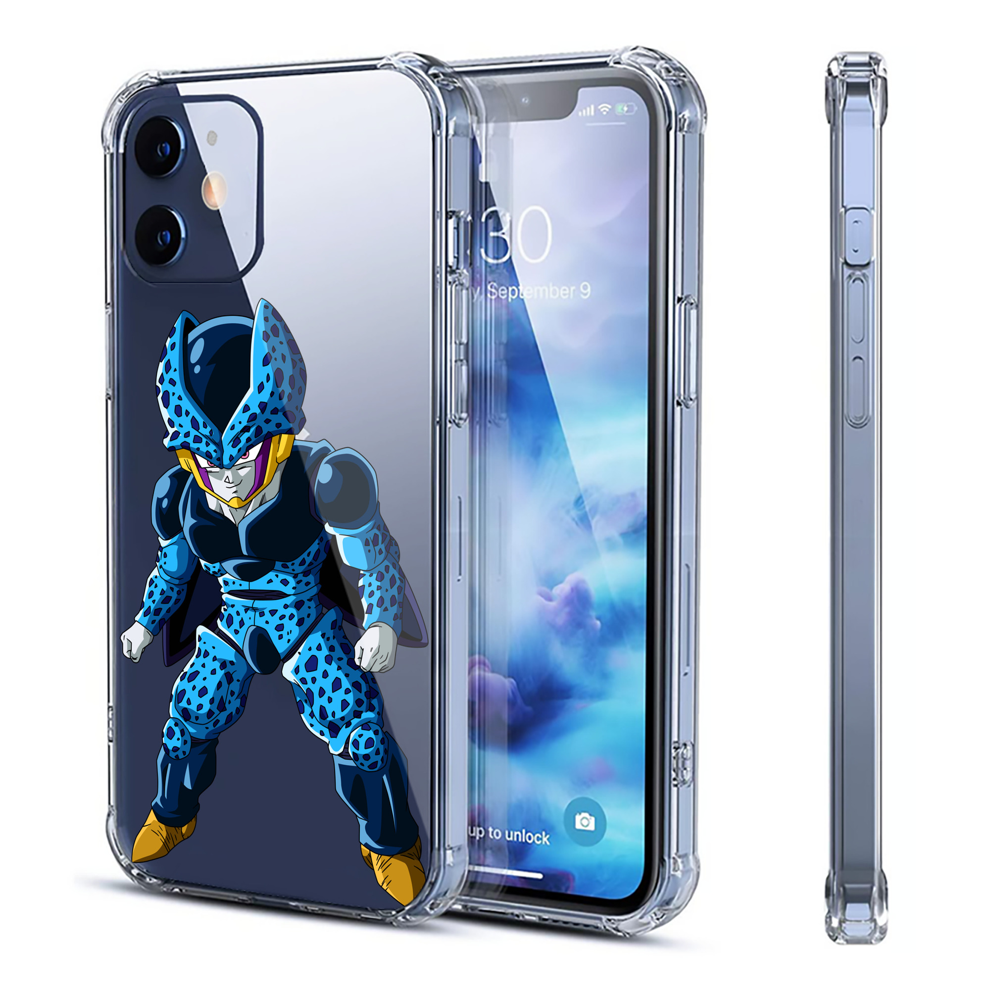（画像用） ドラゴンボール セル DRAGON BALL Cell 【iPhone 12シリーズ対応】透明スマホケース（クリアソフトケース）